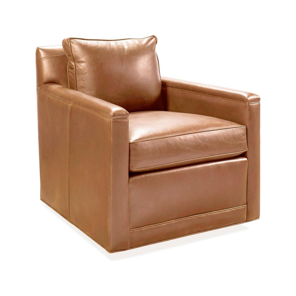 Clark Leather Swivel Chair