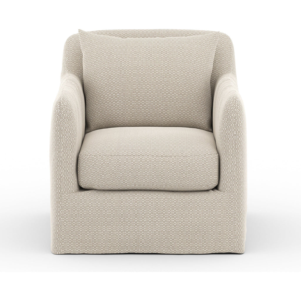 Dade Outdoor Swivel Chair - Sand