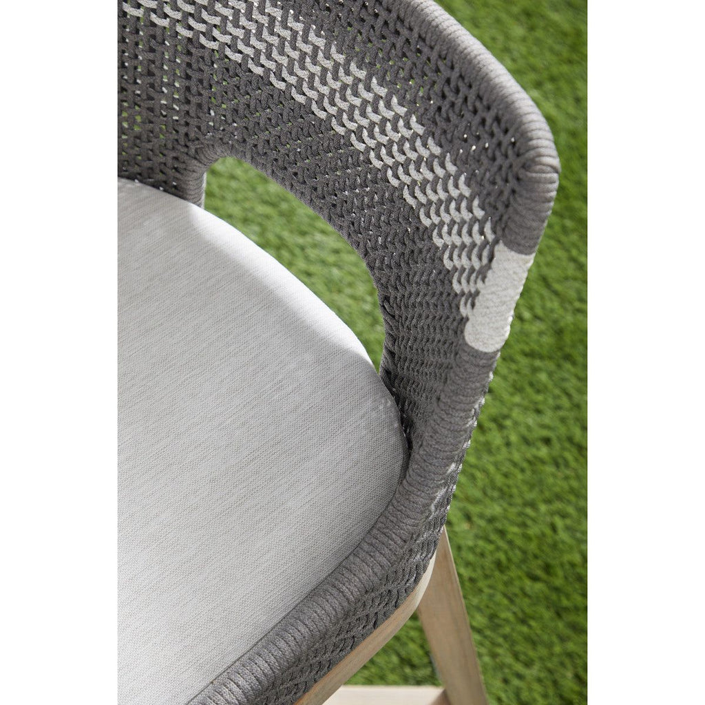 Tapestry Outdoor Counter Stool - Dove Flat Rope