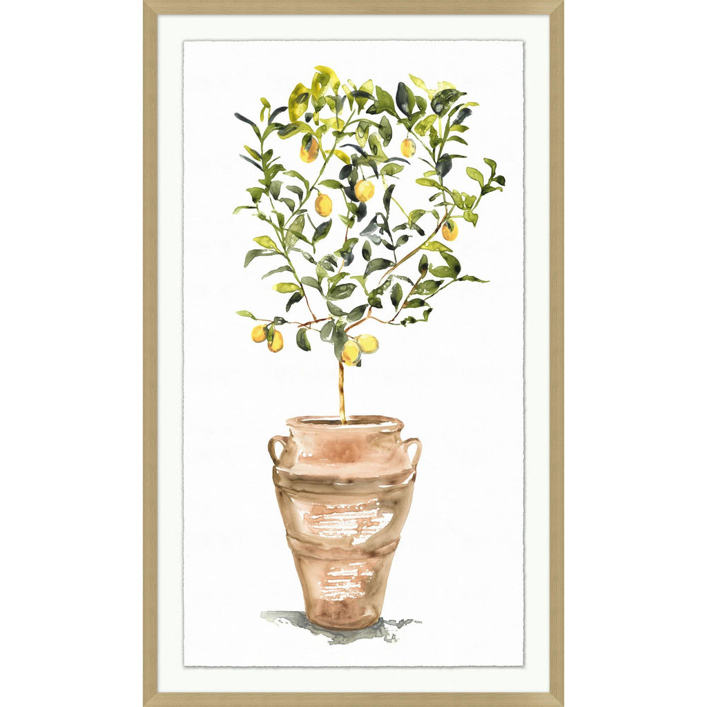 Potted Lemon Tree Art