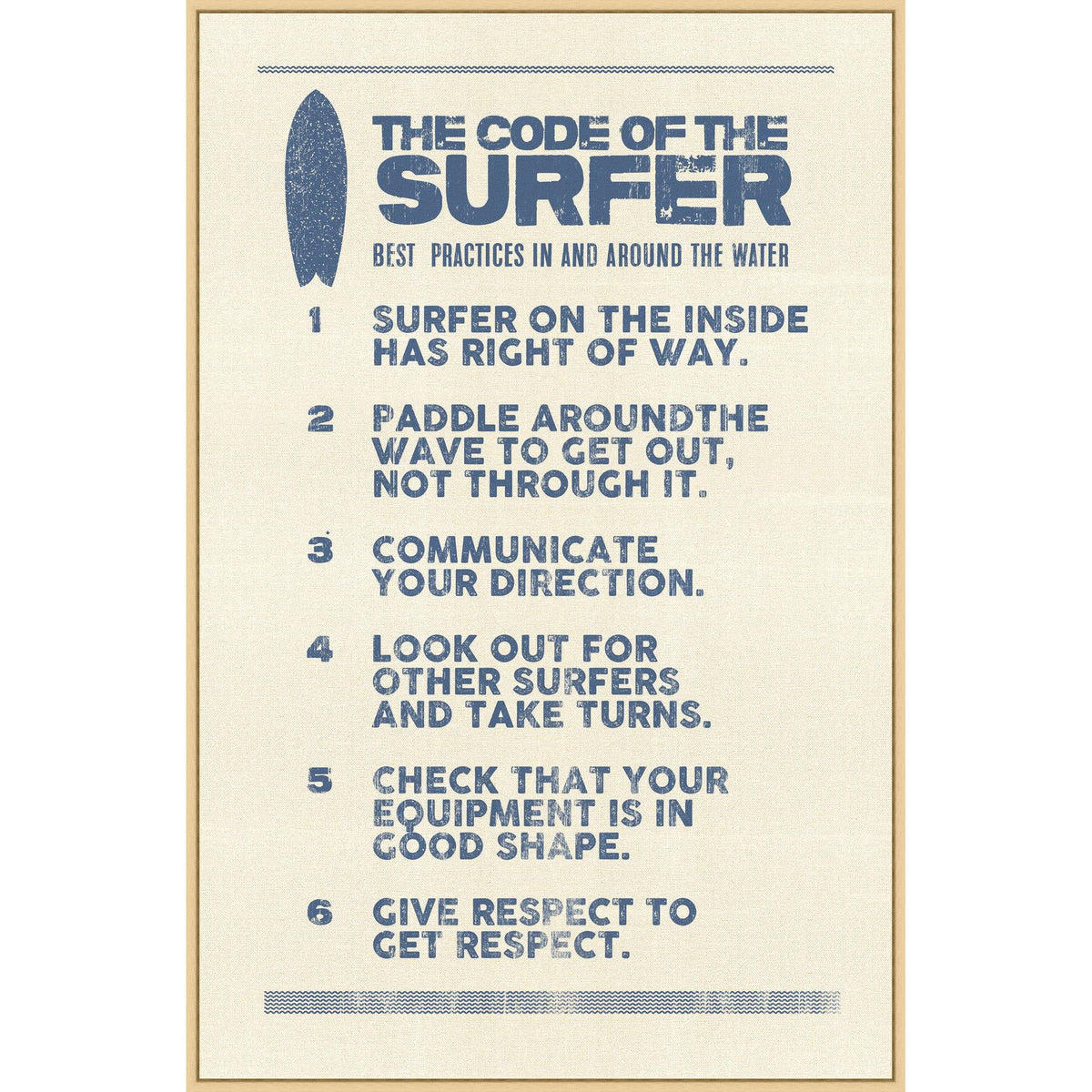 Code of the Surfer I | Tiffany Hunter Home